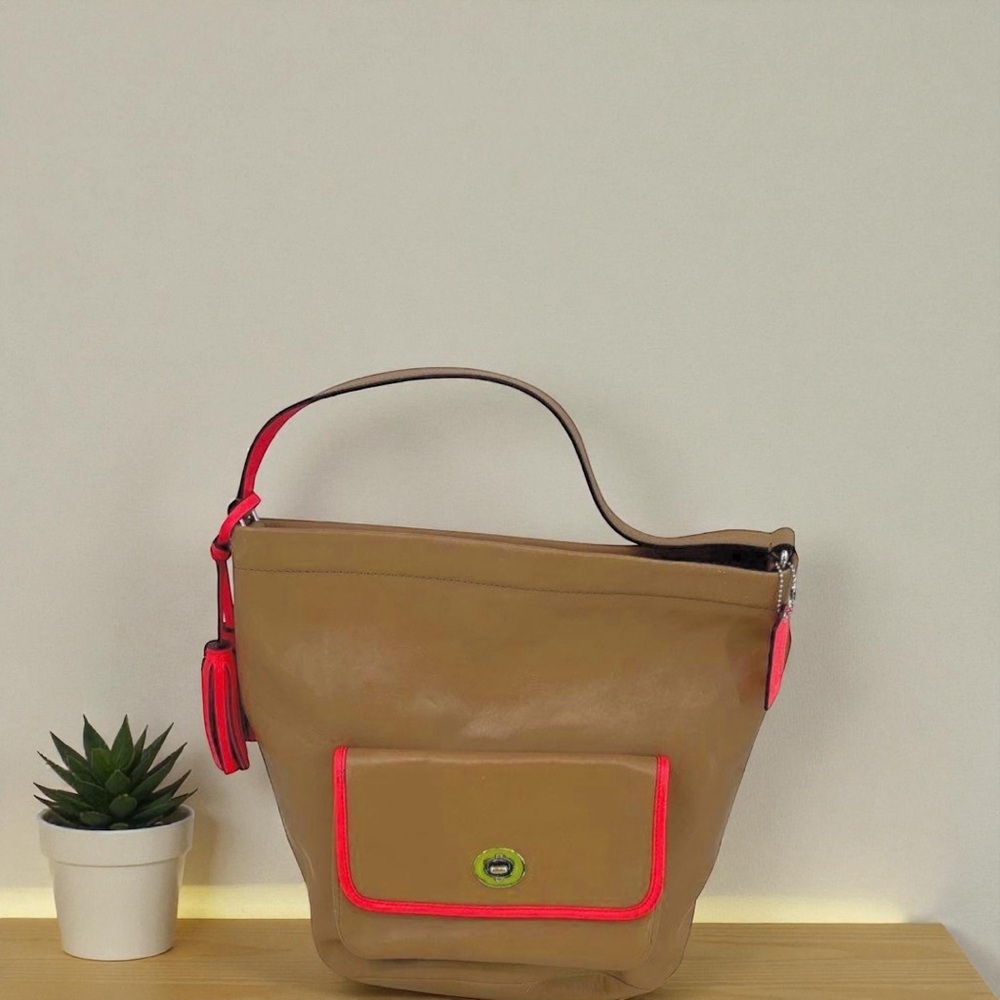 Coach Legacy Archival Two Tone Bucket Bag